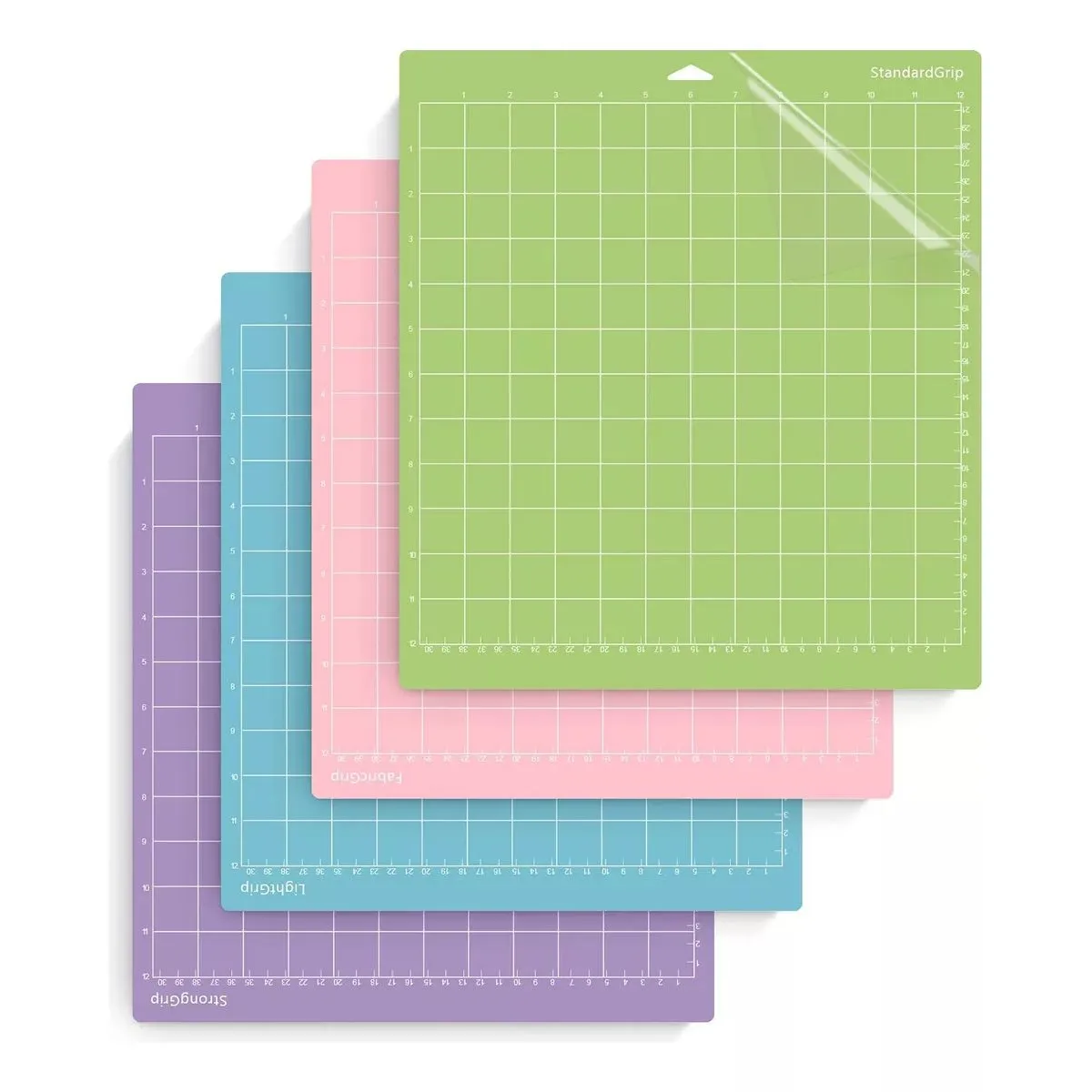 KUANGYE - Pack 4 Tapetes De Corte Para Cameo 4 Y Cricut 30cm X 30cm
