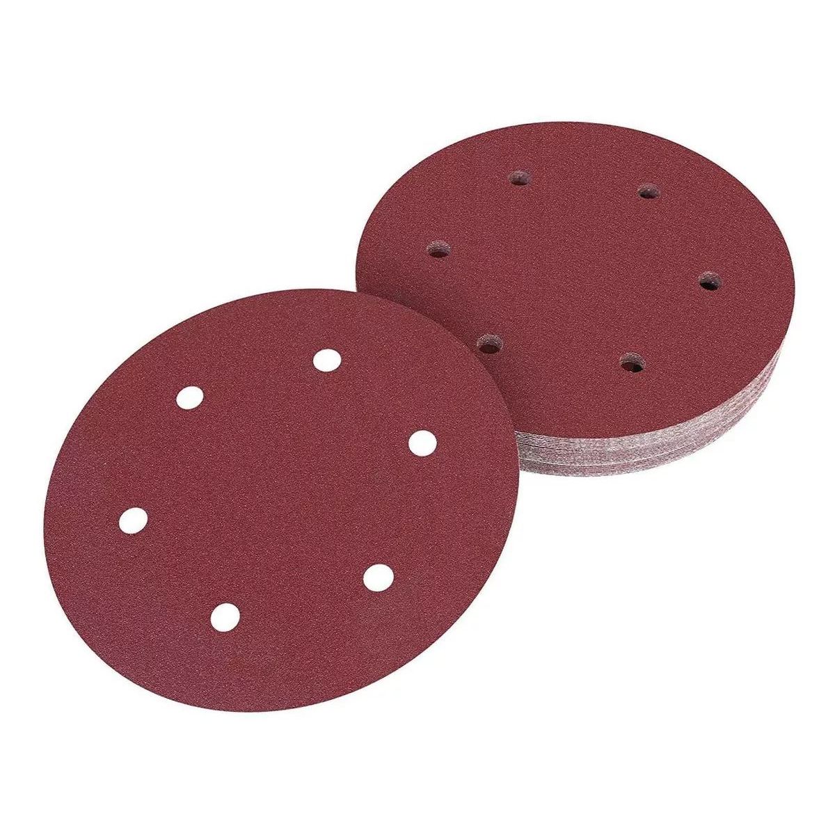 KUANGYE - Disco Lija Velcro 225mm Grano 120 Set 10 Unidades