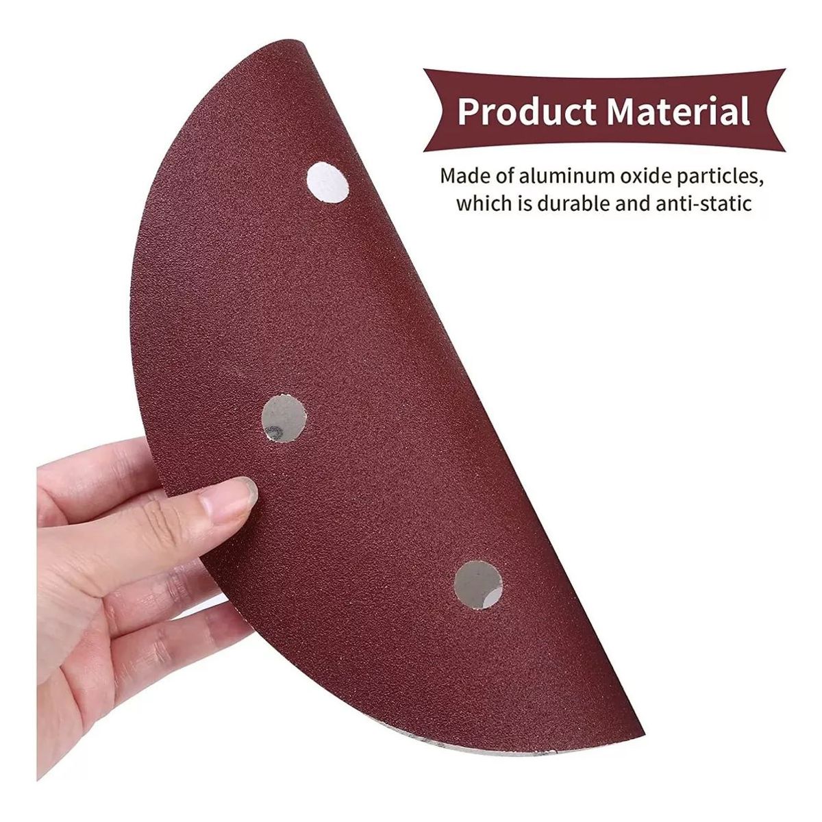 KUANGYE - Disco Lija Velcro 225mm Grano 120 Set 10 Unidades