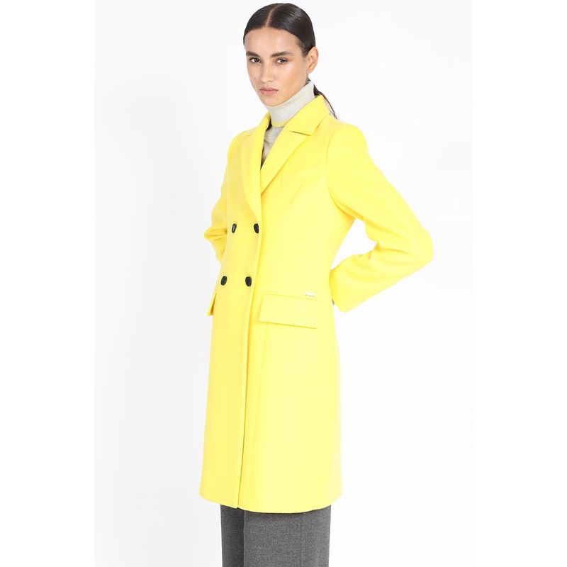 LIOLA - Abrigo Cruzado, Muflon Amarillo Liola
