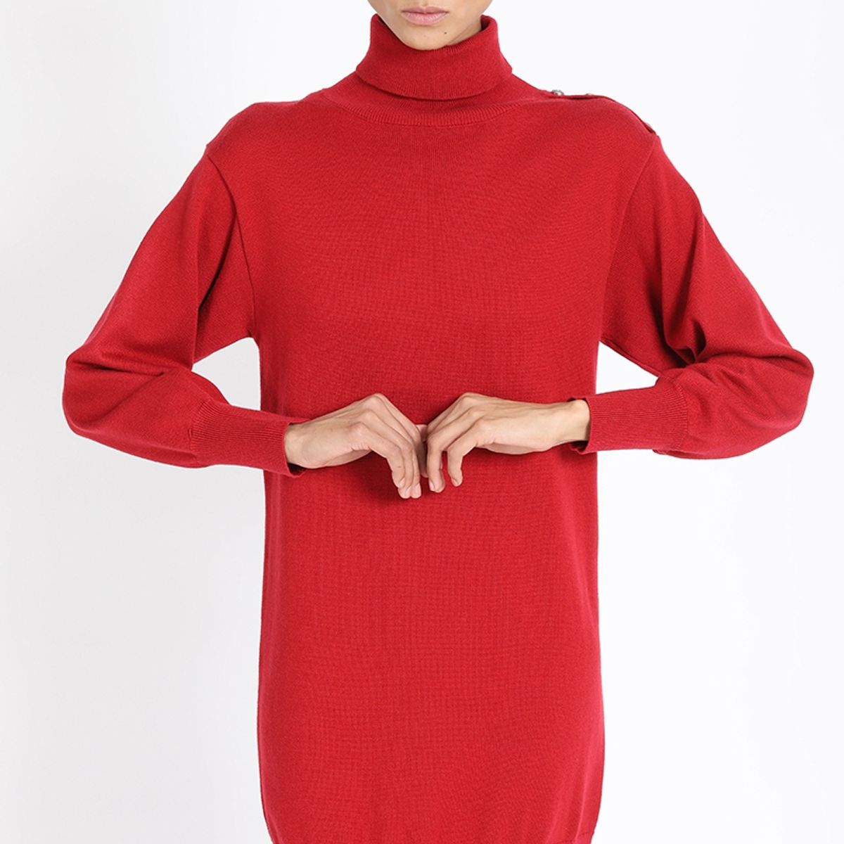 LIOLA - Vestido Tejido Punto, Rojo Liola