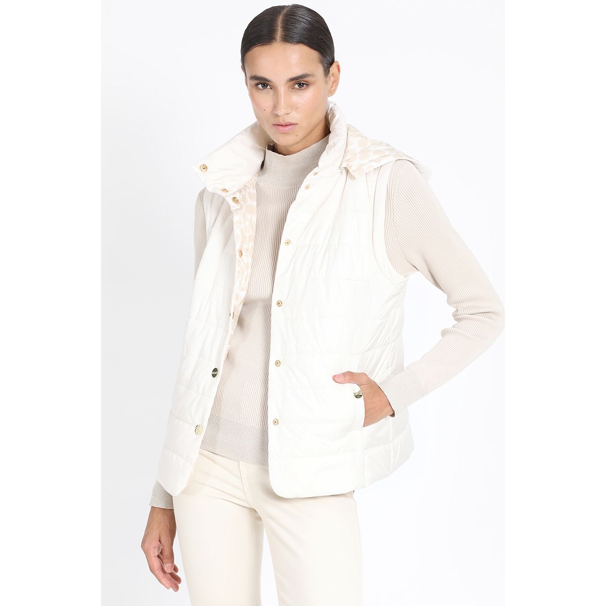 LIOLA - Parka Con Capucha Desmontable, Negro Liola