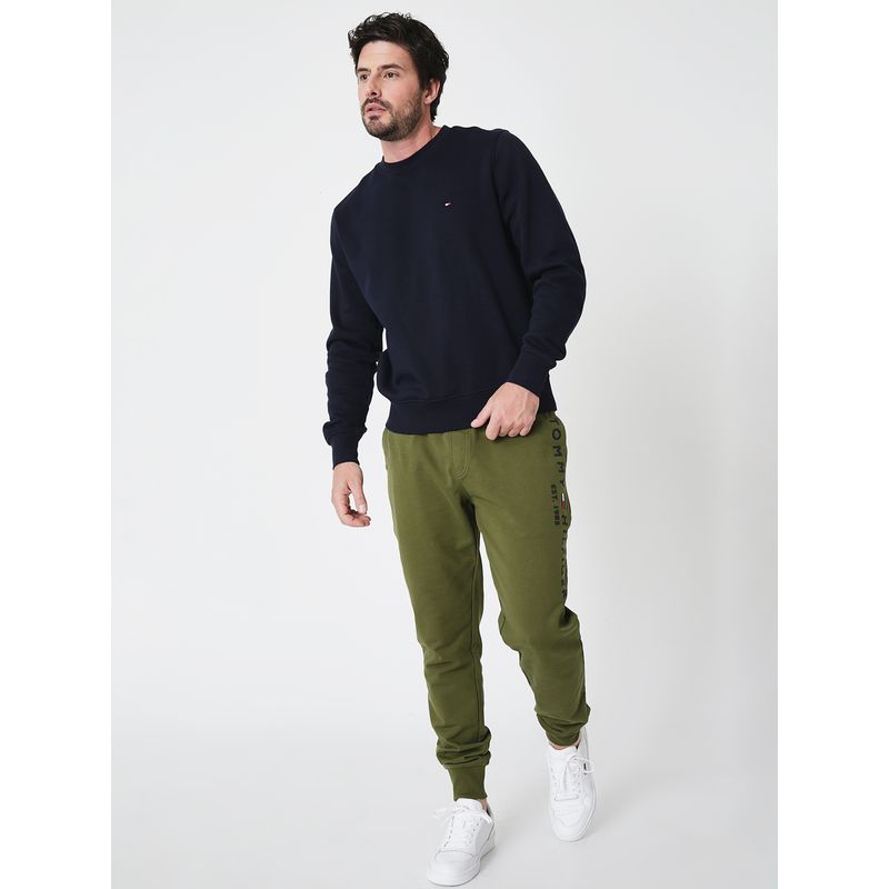 TOMMY HILFIGER - Joggers 1985 Essential Verde Tommy Hilfiger