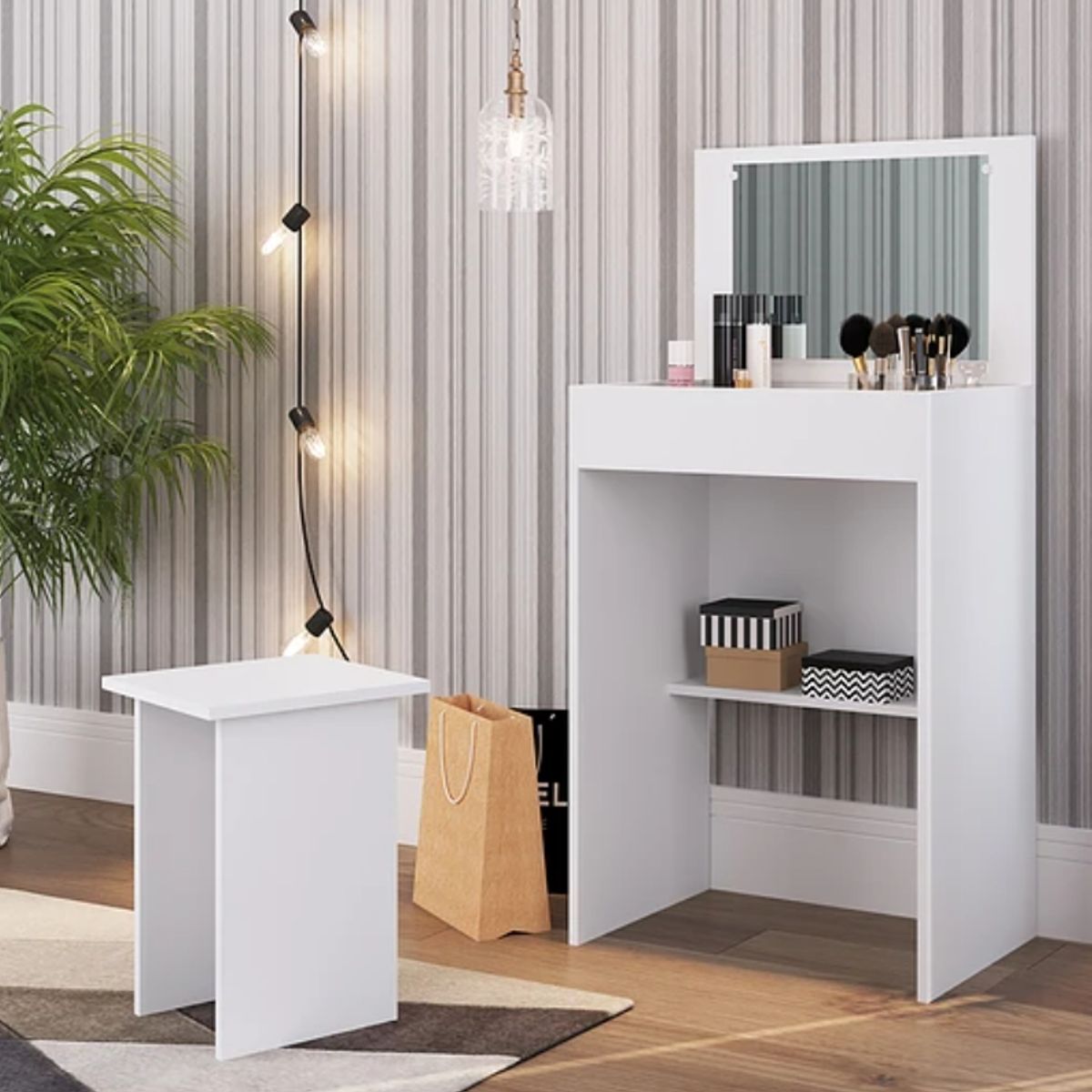 KIDSCOOL - TOCADOR CON ESPEJO AMORE KIDSCOOL