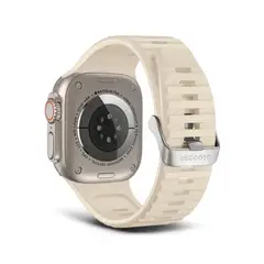 DECODED - Banda para Apple Watch 49mm de Silicona UT Blanca