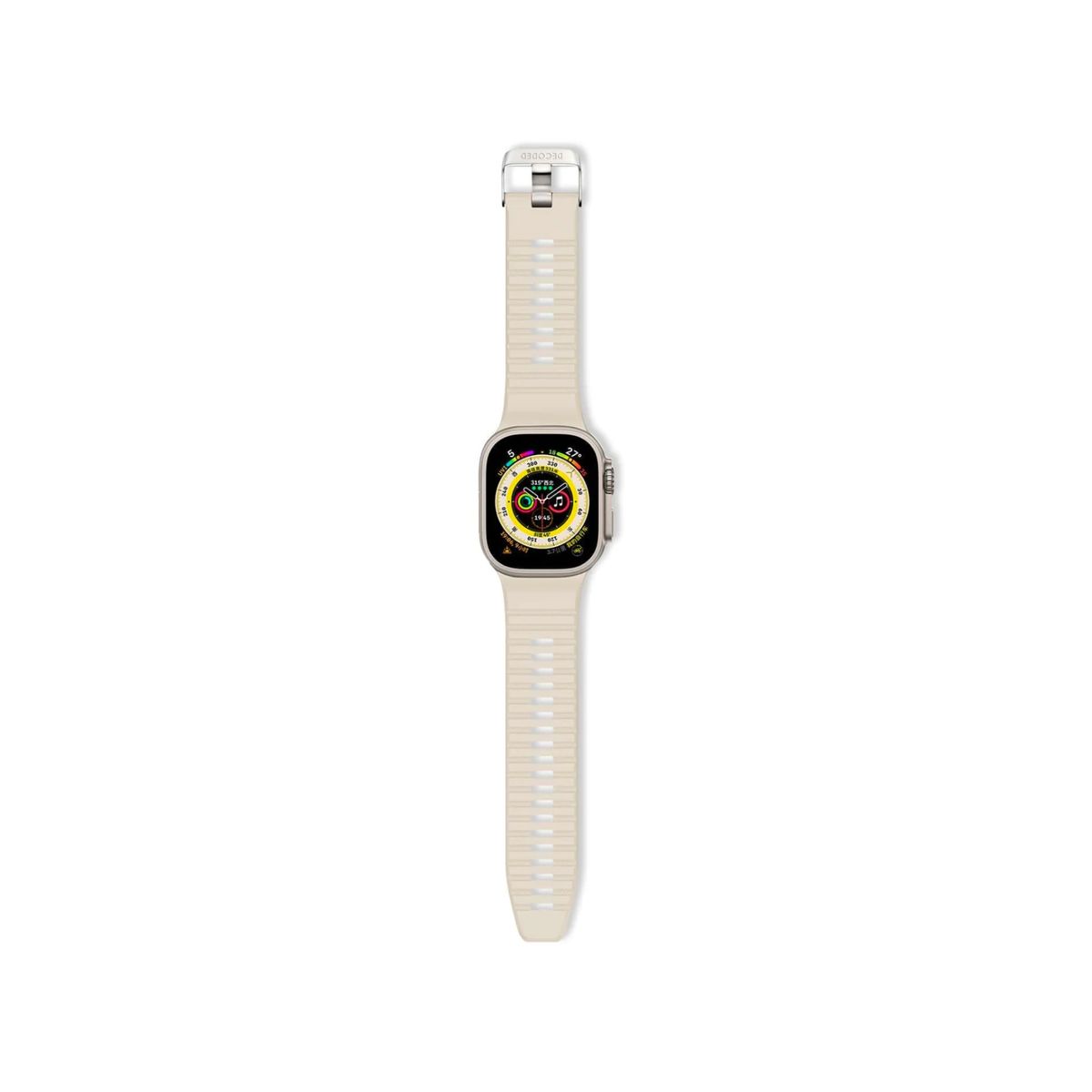 DECODED - Banda para Apple Watch 49mm de Silicona UT Decoded Blanca