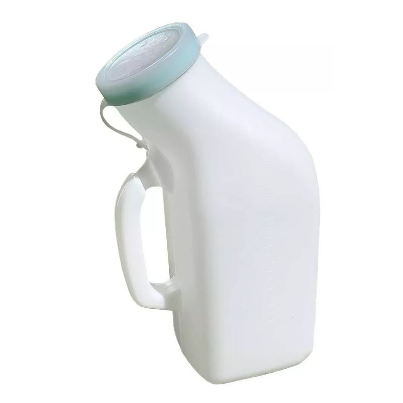 GENERICO - Pato Urinario Con Tapa Masculino 1200 Ml