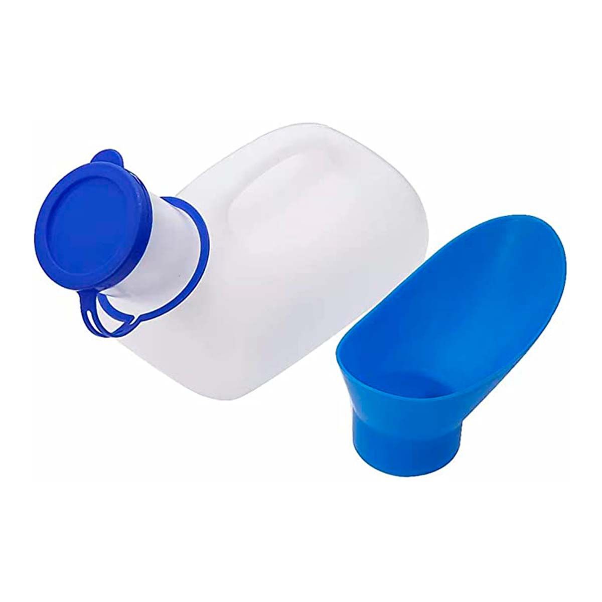 GENERICO - Pato Urinario Unisex Con Tapa Y Accesorio Adaptable