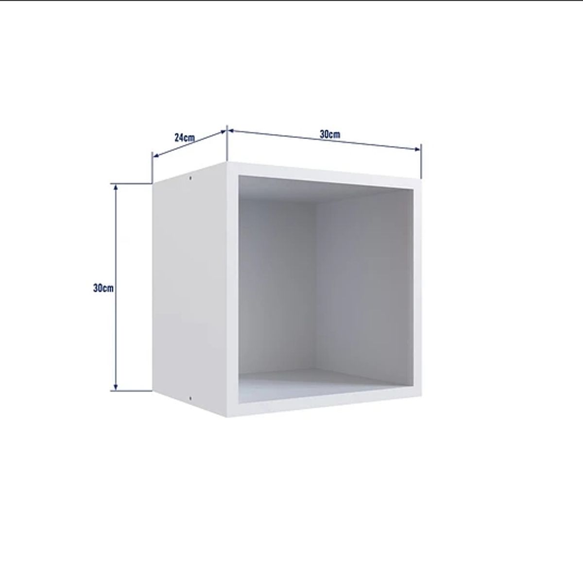 GENERICO - REPISA CUADRADA HONEY BLANCO