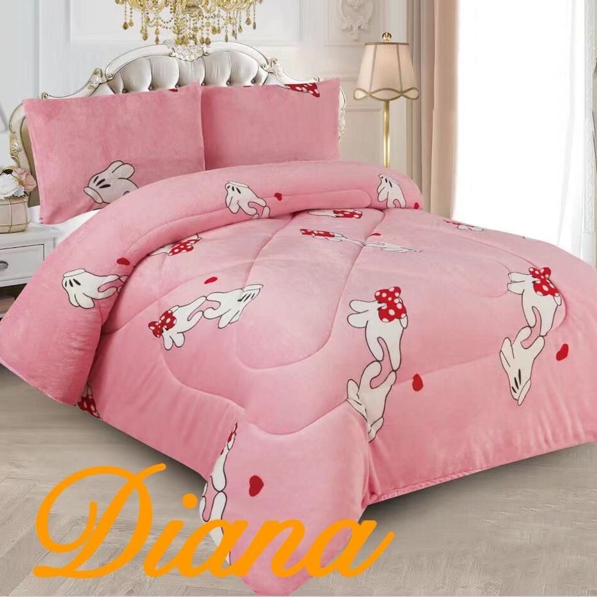 GENERICO - COBERTORE INFANTIL CON CHIPORRO 1.5 PLAZA  diana