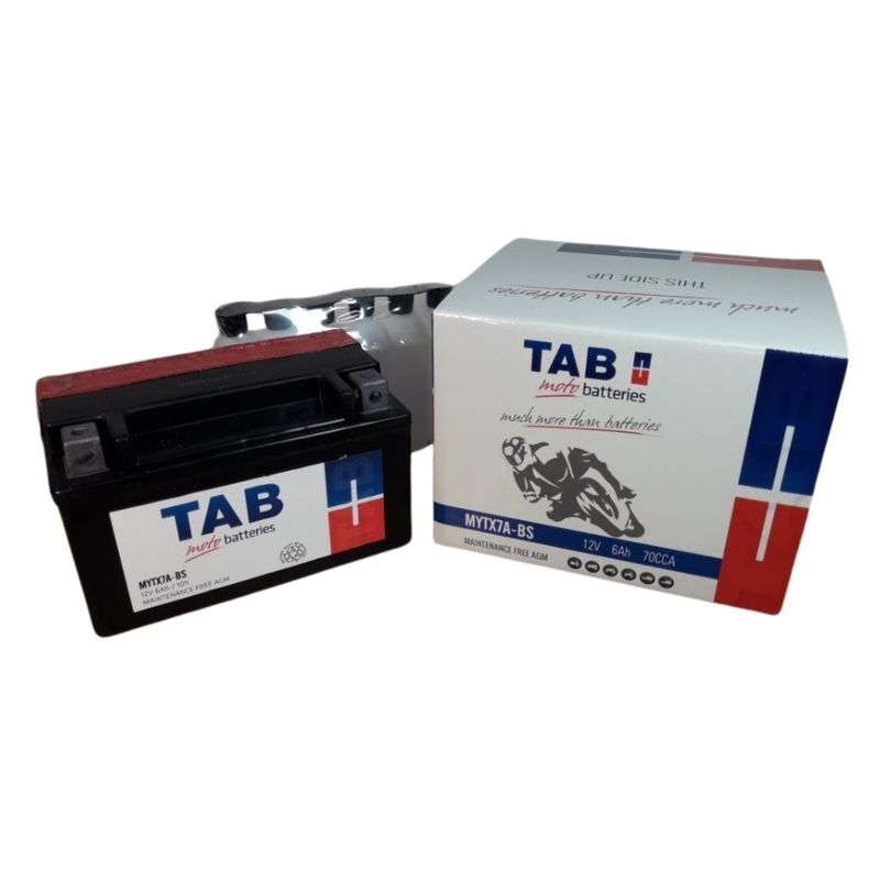 BATERIAS TAB - Batería De Moto Ytx7a-bs 12v 6a Agm Tab Libre Mantención
