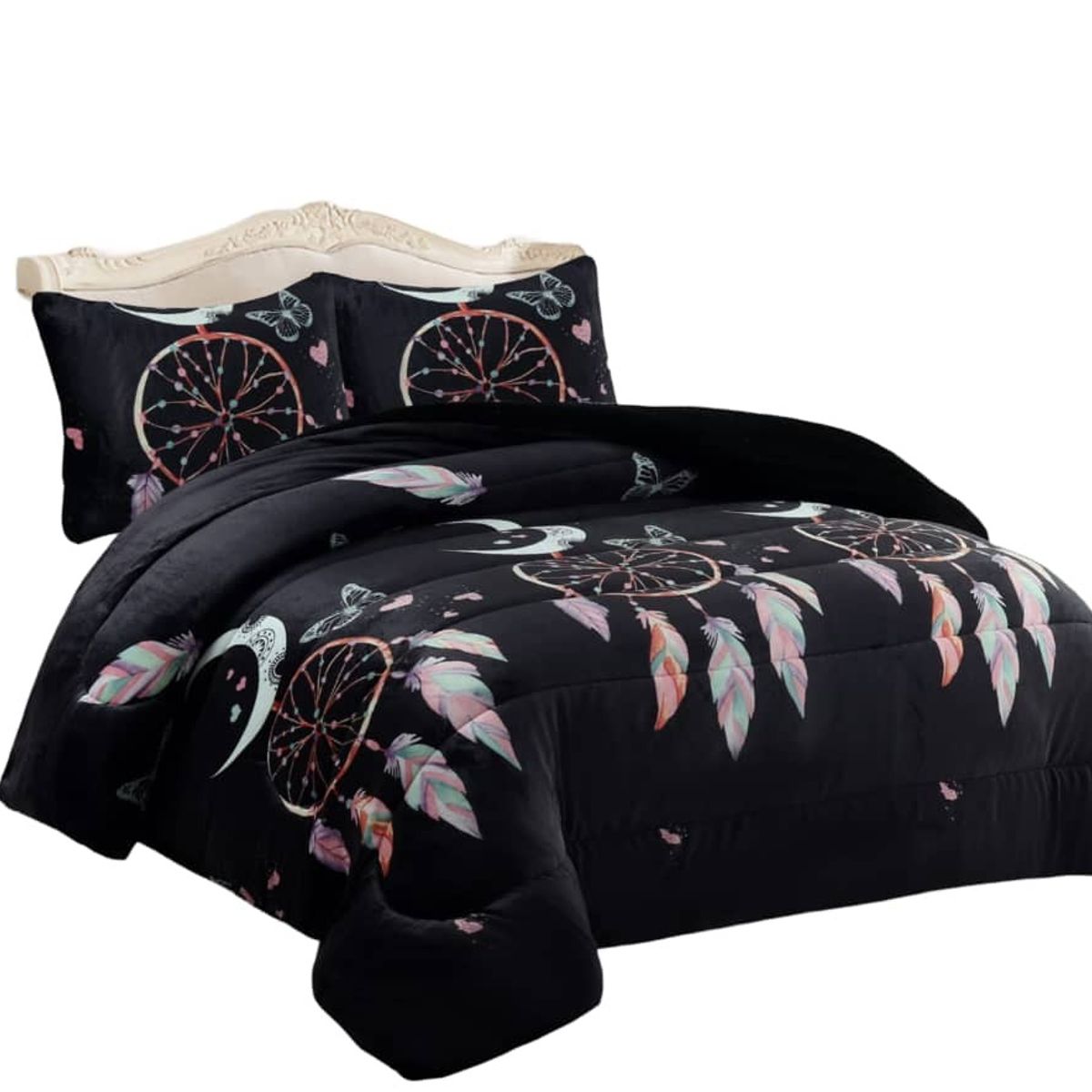 GENERICO - CUBRECAMA CON CHIPORRO PARA INVIERNO  2 PLAZAS TF