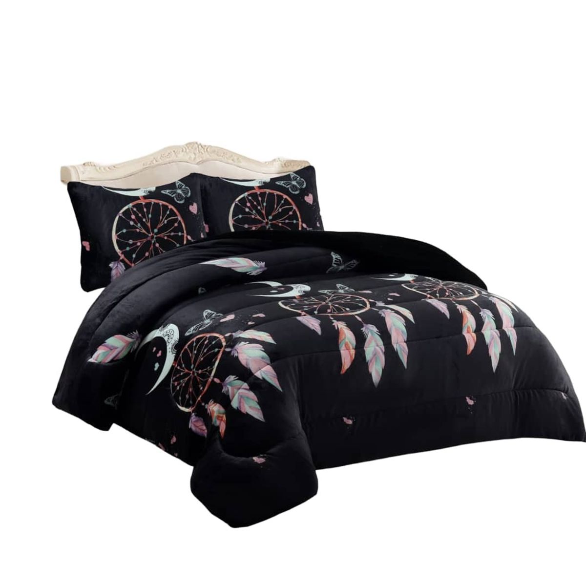 GENERICO - CUBRECAMA CON CHIPORRO PARA INVIERNO  2 PLAZAS TF