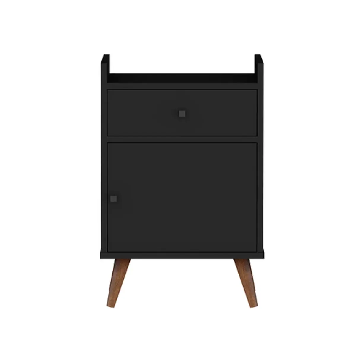 KIDSCOOL - Velador Con Puerta Be Negro