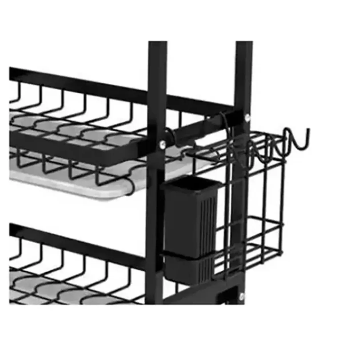 OFERTABKN - Secador Escurridor De Loza Platos 3 Niveles / Negro