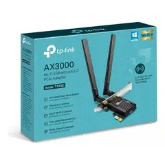 TP LINK - Adaptador Wifi Pci Expres Tx55e Wi-fi 6 Bluetooth 5.2 Ax3000
