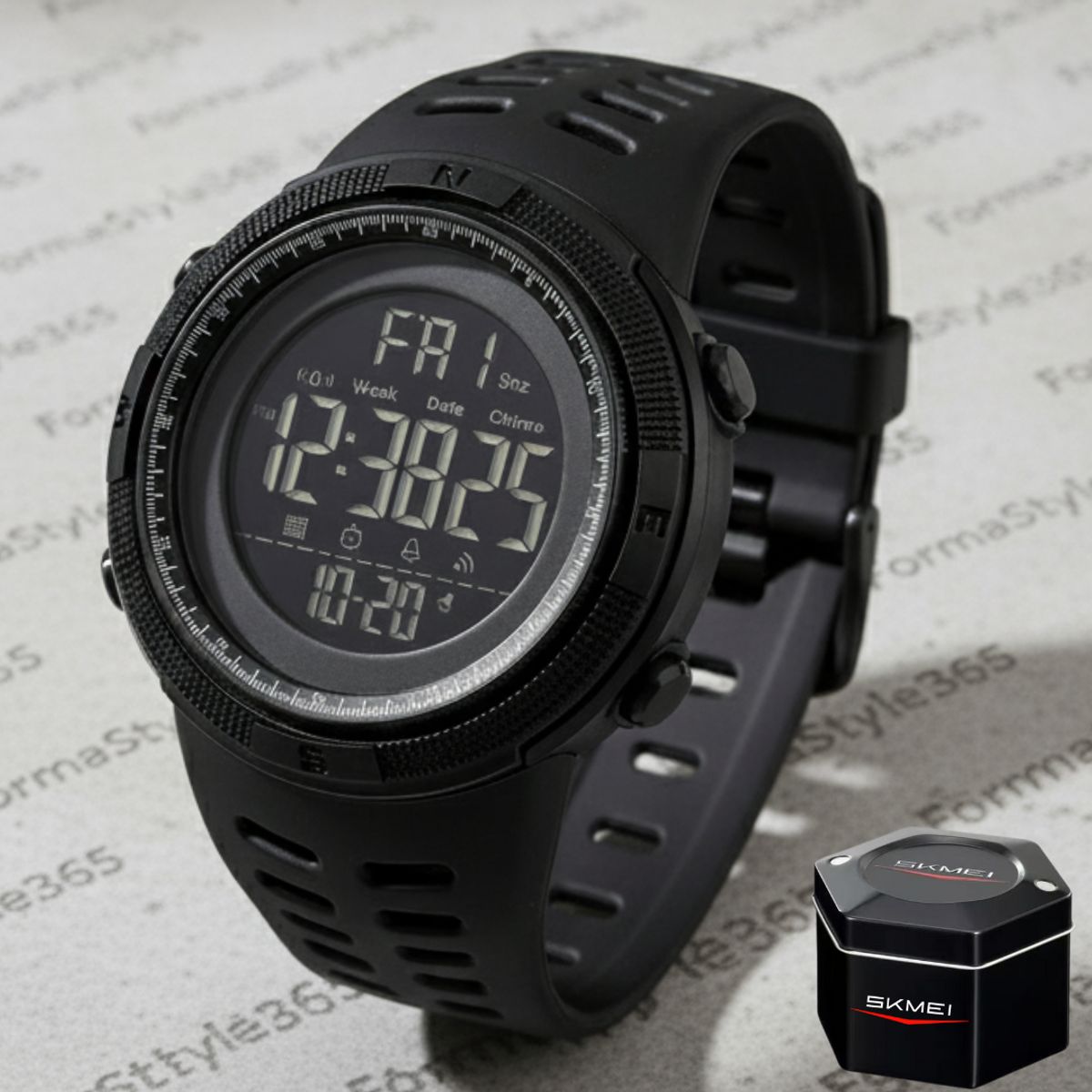 SKMEI - Reloj SKMEI Deportivo Digital Luz Alarma Cronometro Resistente Agua