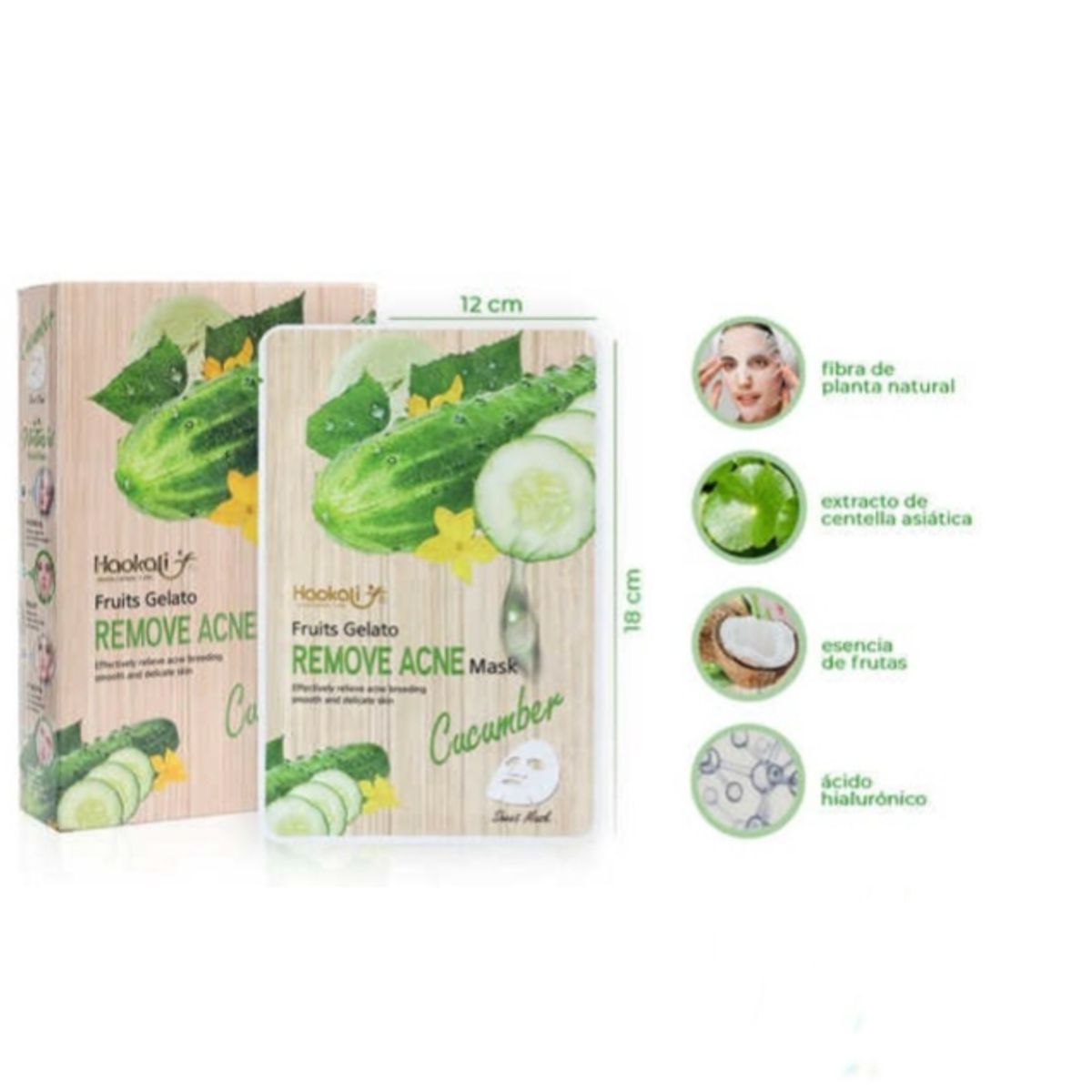 GENERICO - Mascarilla Hidro Facial Fruit Gelato Pepino