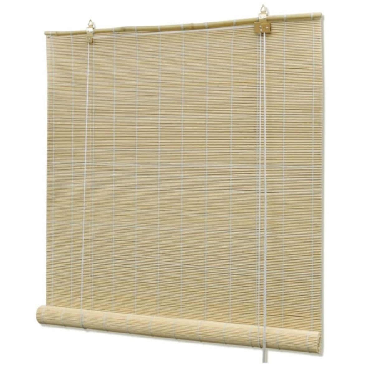 GENERICO - Cortina Persiana Roller Enrollable De Bambú 150x180 BAMBU