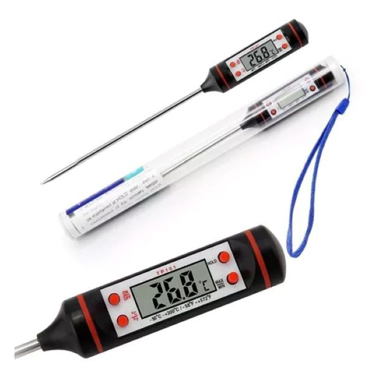 GENERICO - Medidor De Temperatura Alimentos Y Bebidas Digital