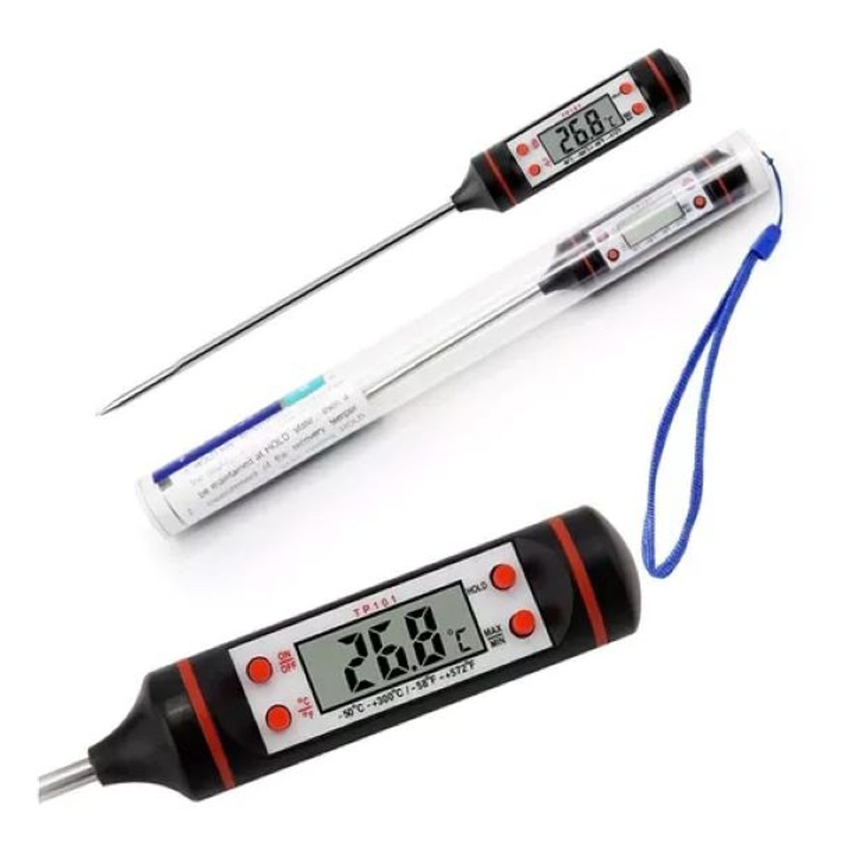 GENERICO - Medidor De Temperatura Alimentos Y Bebidas Digital