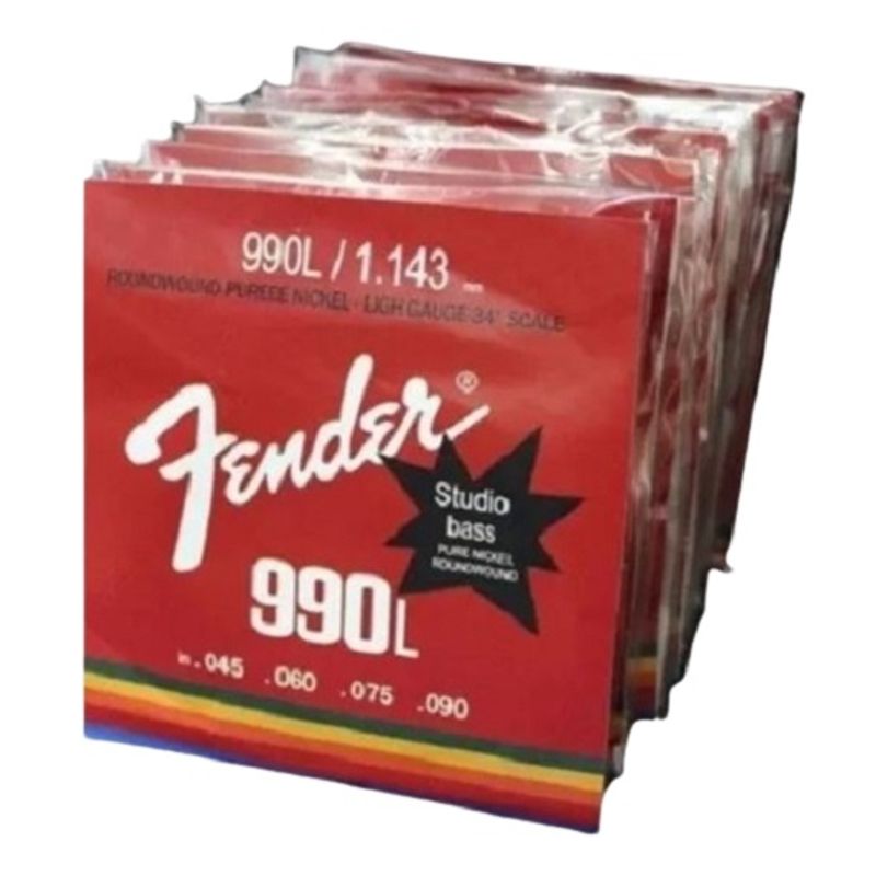 FENDER - Set de Cuerdas De Nickel De Repuesto Para Bajo