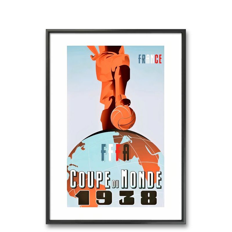 GENERICO - CUADRO DECORATIVO AFICHE COPA MUNDIAL FRANCIA 1938