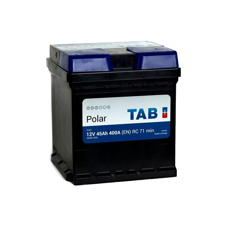 BATERIAS TAB - Batería Tab 12v 45a 400cca 175x175x190mm P45 L0 54506
