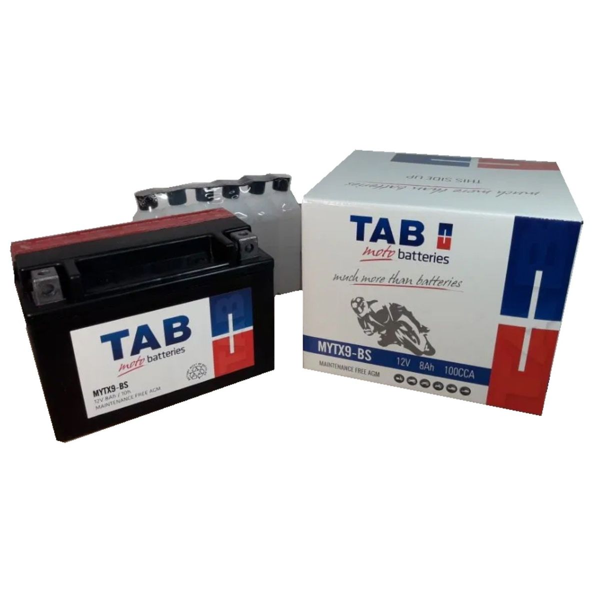 BATERIAS TAB - Batería De Moto Ytx9-bs 12v 8a Agm Tab Libre Mantención