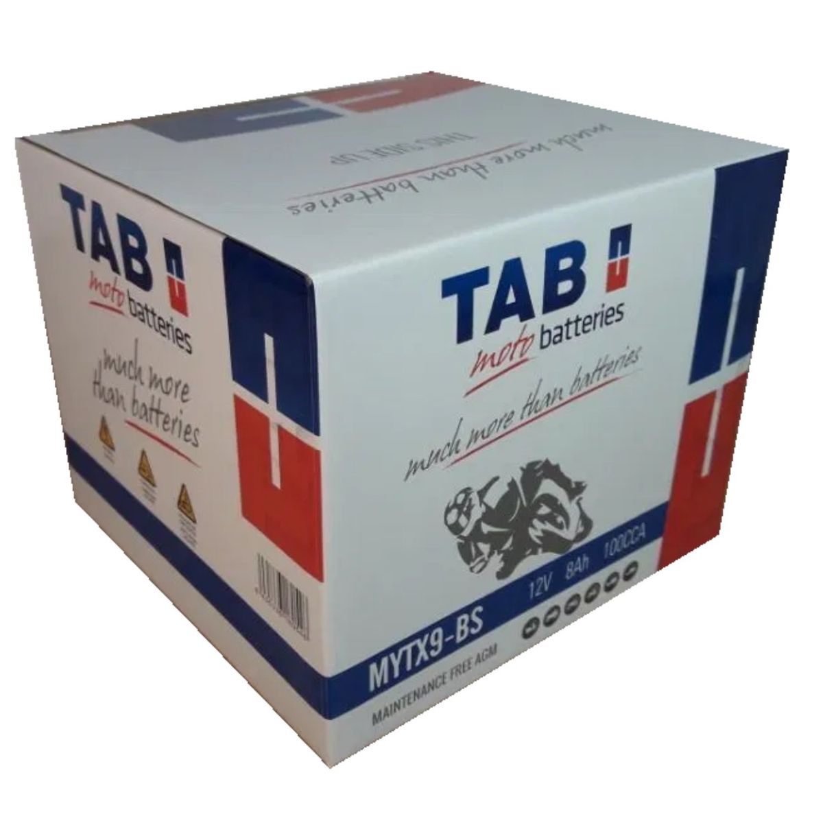 BATERIAS TAB - Batería De Moto Ytx9-bs 12v 8a Agm Tab Libre Mantención