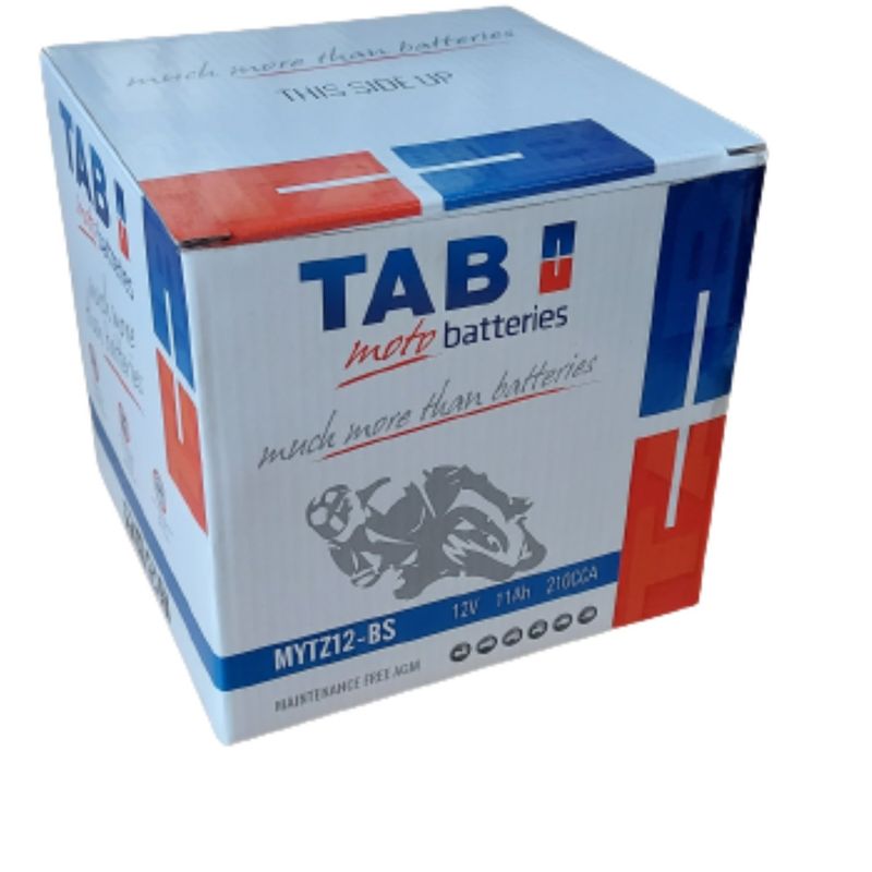 BATERIAS TAB - Batería De Moto Ytz12-bs 12v 10a Tab Libre Mantención Agm