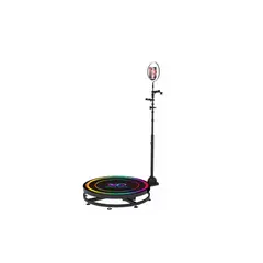 GENERICO - Plataforma Giratoria 360 Luz Photobooth Camara Video 115cm