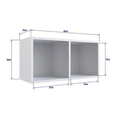 Imagen 2 del producto Repisa Honey Doble Blanco