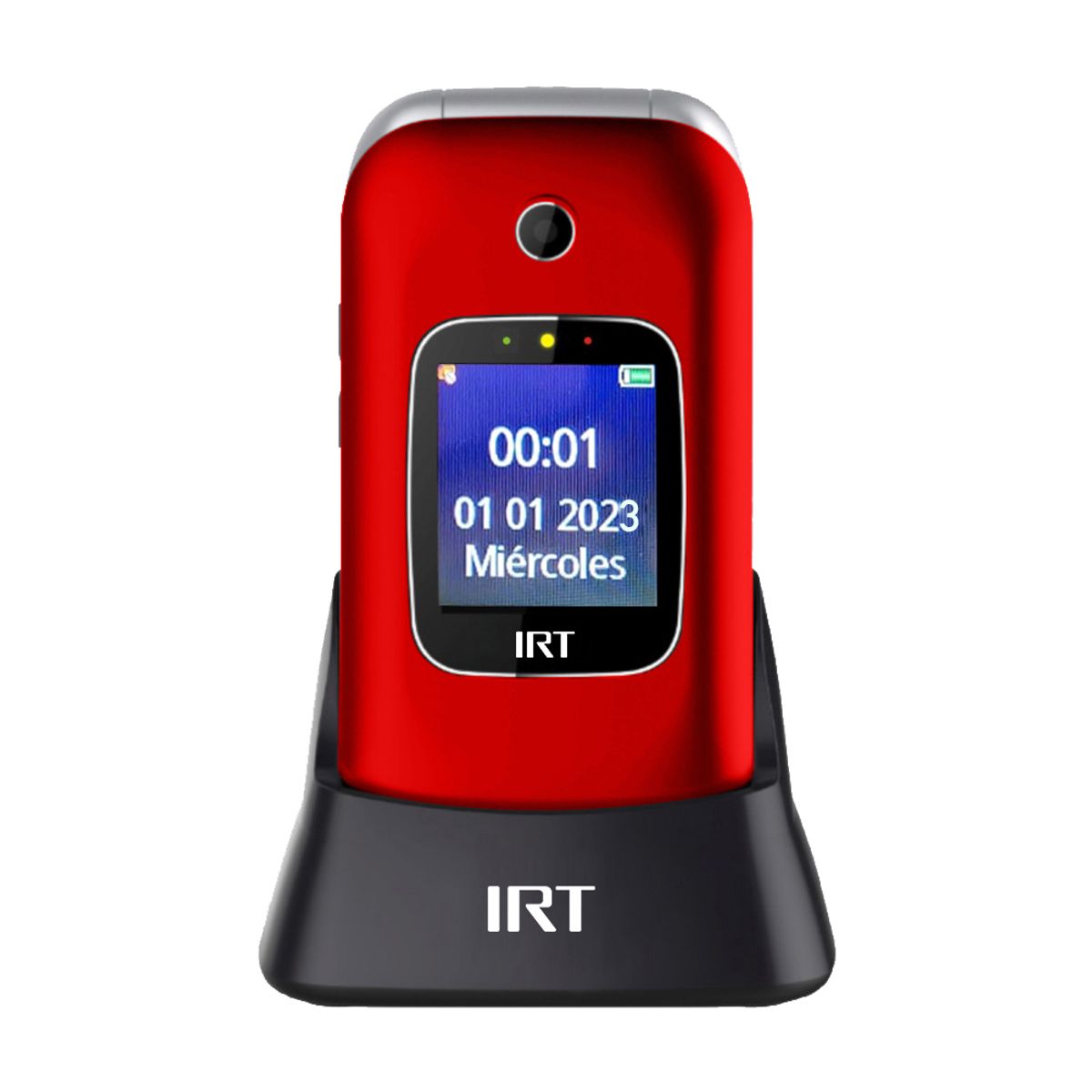 IRT - Teléfono Irt Senior 4g S O S Para Adulto Mayor Almeja 330r