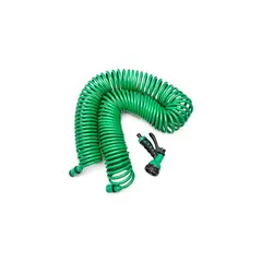 GENERICO - Manguera 15 Mts Espiral Expandible Casa Jardin Verde