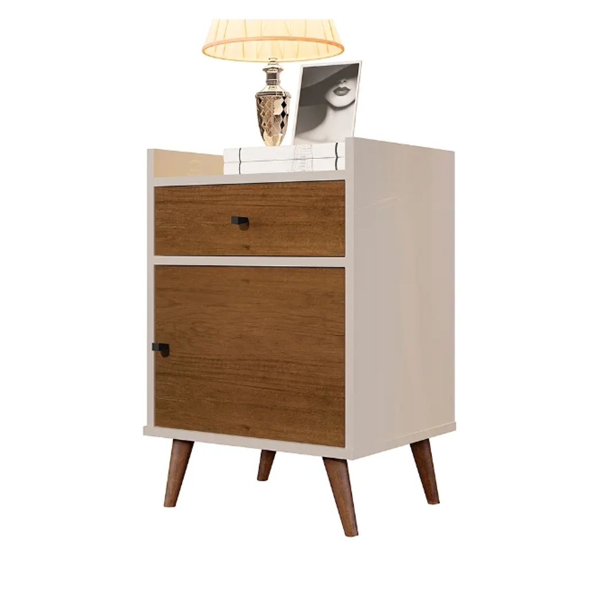 KIDSCOOL - Velador Con Puerta Be Perla Caramelo