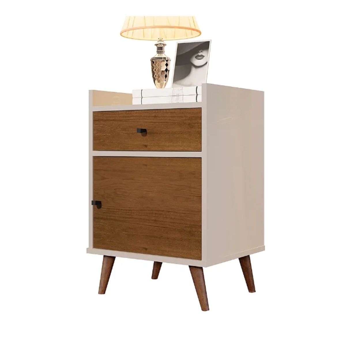 KIDSCOOL - Velador Con Puerta Be Perla Caramelo