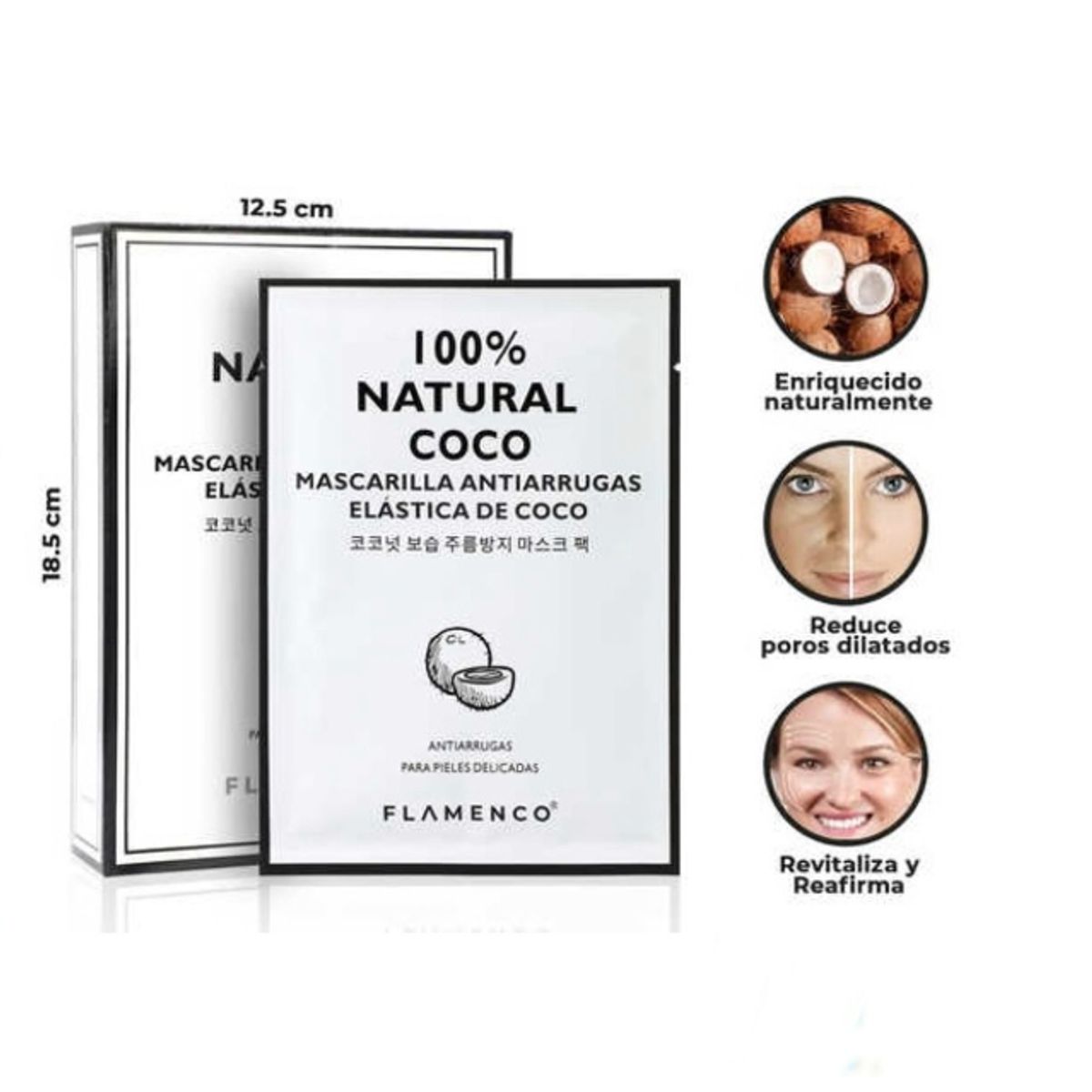 FLAMENCO - Mascarilla Facial Hidratante De Coco
