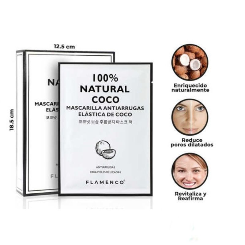 FLAMENCO - Mascarilla Facial Hidratante De Coco