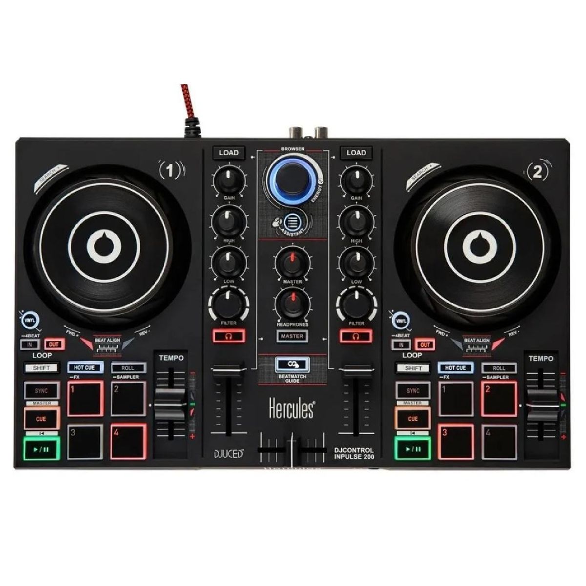 HERCULES - Pack Controlador DJ Hercules DJLearning Kit