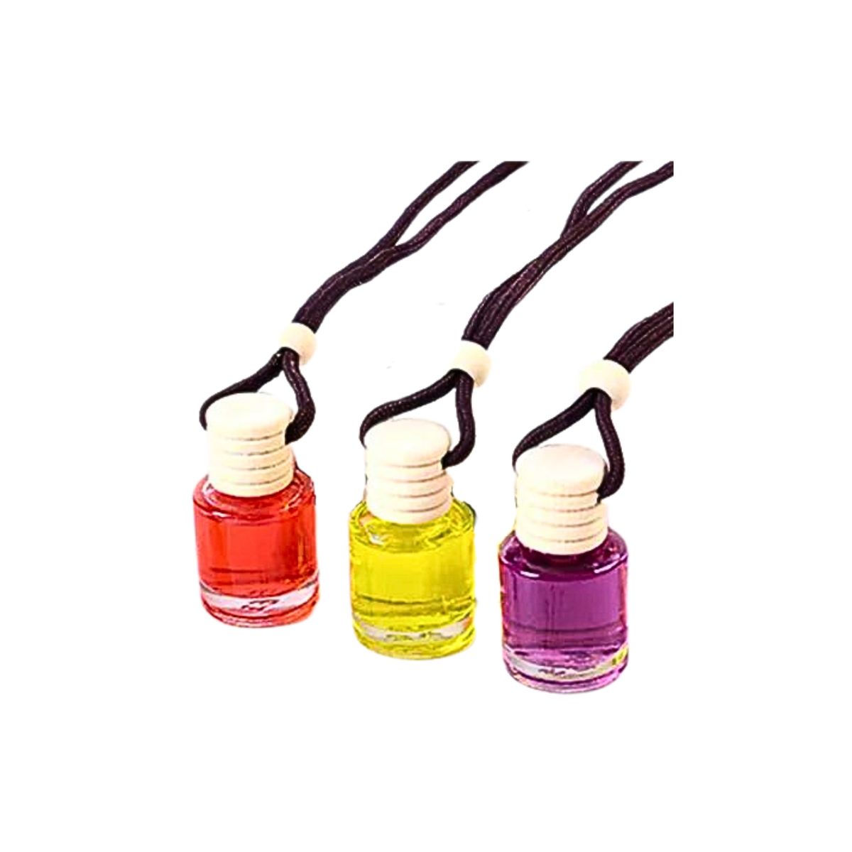 GENERICO - Pack X3 Aromatizantes Para Auto Fragancias Varias Agradables