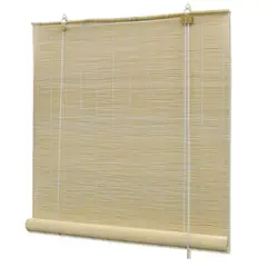 GENERICO - Cortina Persiana Roller Enrollable De Bambú 120x180CM BAMBU