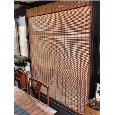 Imagen 2 del producto Cortina Persiana Roller Enrollable De Bambú 180x180CM CAFE