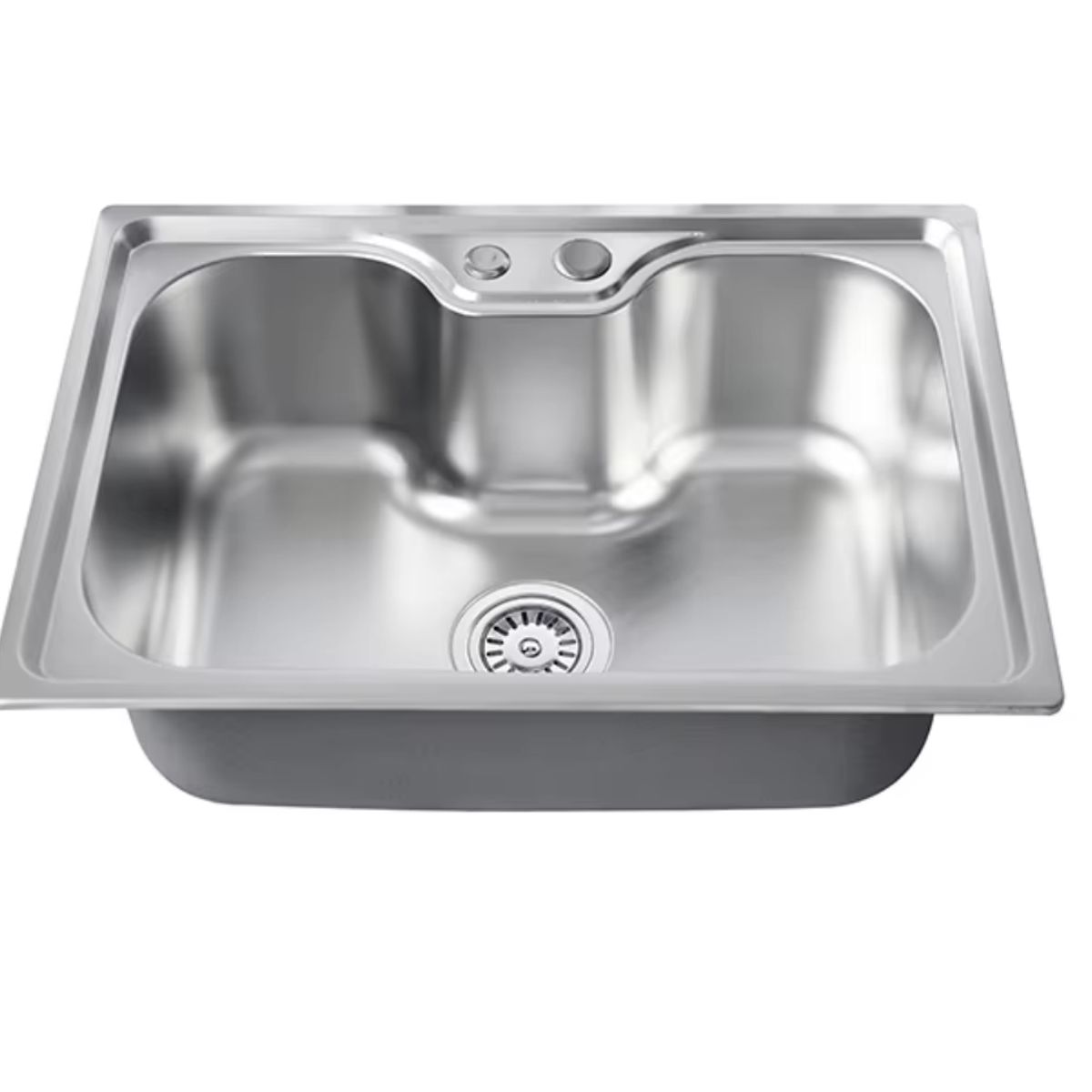 MODERN SPACE - Lavaplatos 50x40 Cm Estilo Riñon Sobre Cubierta