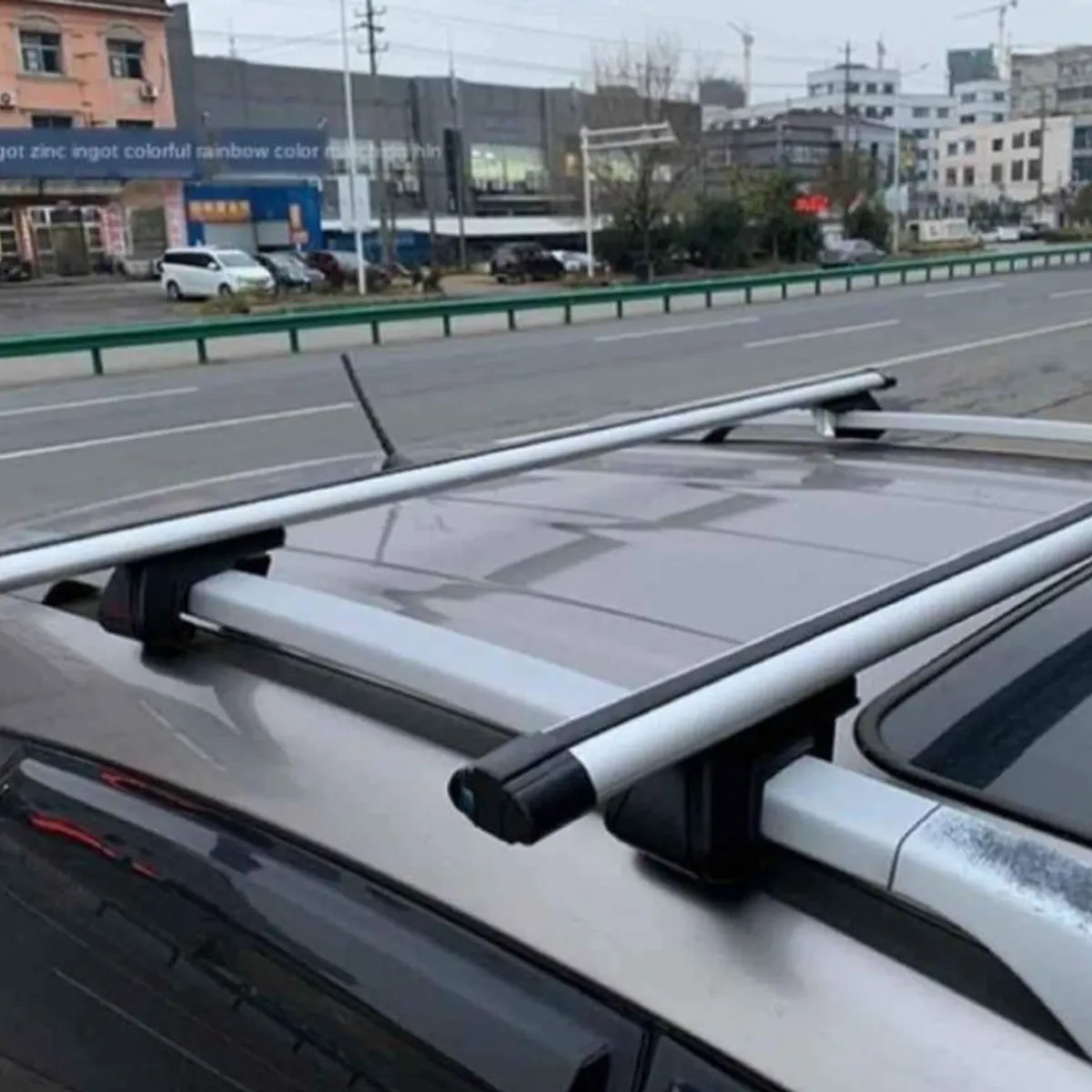 GENERICO - Barras Porta Equipaje Parrilla Auto Techo Premium Universal