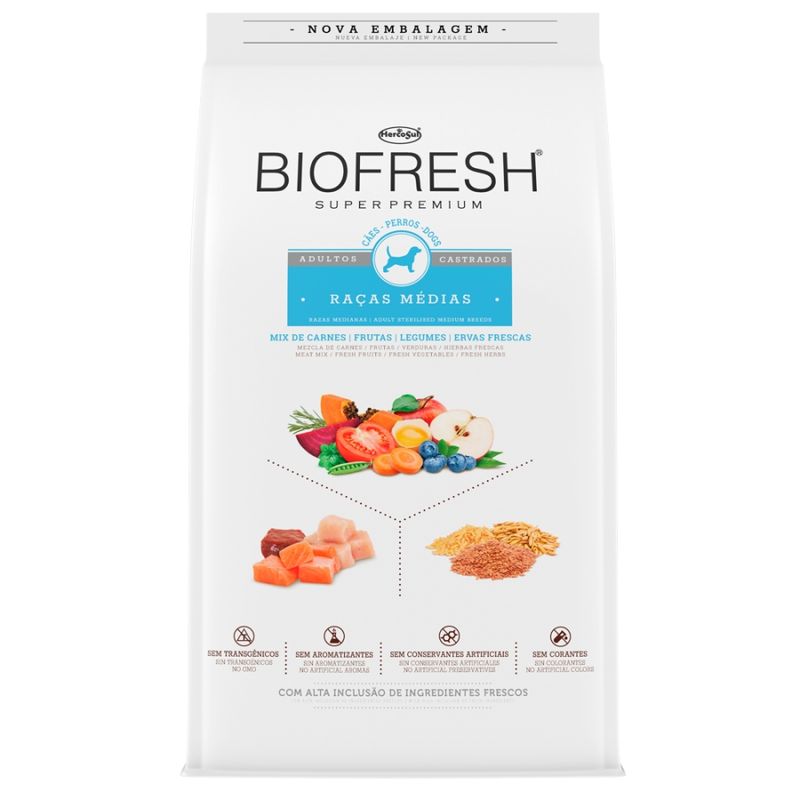 BIOFRESH - Biofresh Adulto Castrado Raza Mediana 10,1 kg