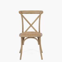 Silla Madera Tradition Rattan Olmo Natural Apilable Form