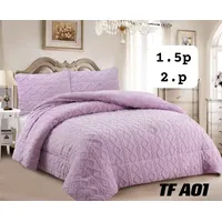 Cobertor de Invierno con Chiporro 2 Plazas Diseño Trenzado Color Lila