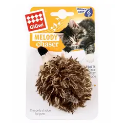 GIGWI - Juguete para gatos Erizo Melody Chaser con sonido