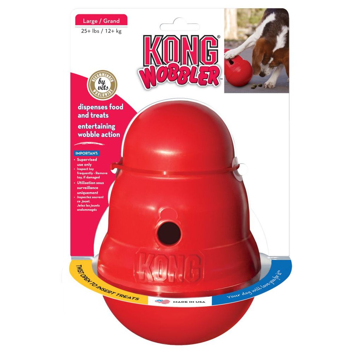 KONG - Wobbler comedero interactivo Talla S Kong